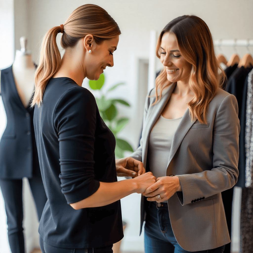 Specialist inspecting printed materials